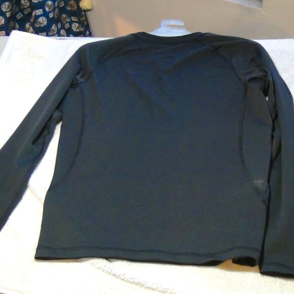 Goodfellow Mens Shirt Waffle Solid Long Sleeve Turtleneck Black XL - Picture 7 of 12